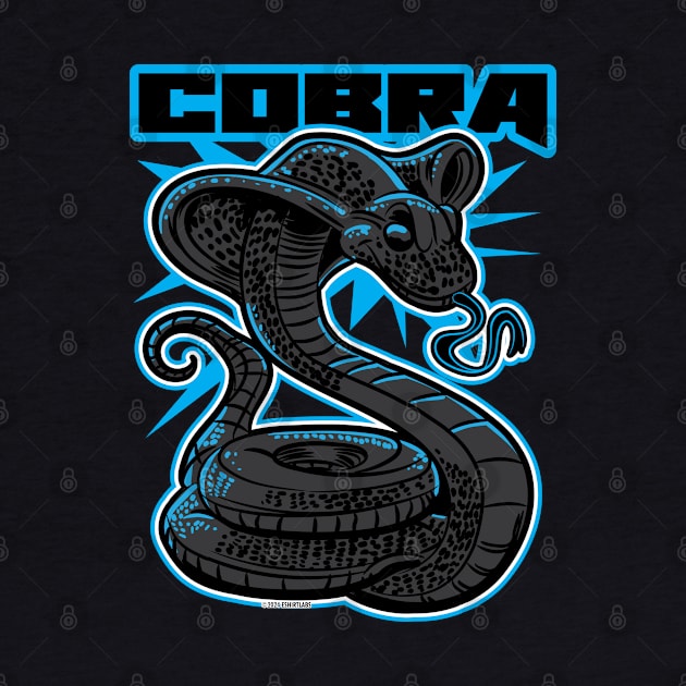 Black Cobra Strike by eShirtLabs